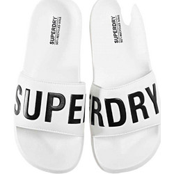 Superdry Code Core Vegan Ανδρικές Παντόφλες Καλοκαιρινές Κολυμβητηρίου Λευκές MF310256A-35C