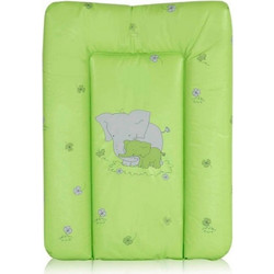 Lorelli Elephants Μαλακή Αλλαξιέρα Μωρού Πλαστική 70x50cm Πράσινη