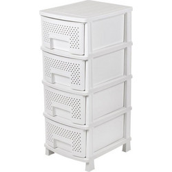 Homeplast Ζήβα 5200310904110 Συρταριέρα Πλαστική 4 Θέσεων 40x50x99cm