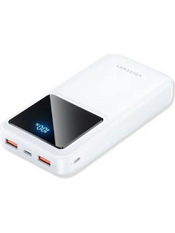Vention FHLW0 Power Bank 20000mAh 22.5W με 2 Θύρες USB-A & Θύρα USB-C