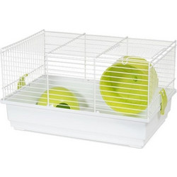 Voltrega 913B Κλουβί για Χάμστερ Λευκό Lime 39x25.5x22cm