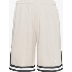Karl Kani Signature Essential Mesh Αθλητική Ανδρική Βερμούδα Εκρού KM-PS011-003-06