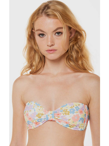 Billabong Bikini Top Strapless Floral Πολύχρωμο ABJX300905