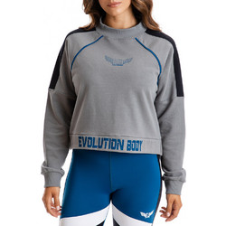 Evolution Body Γυναικείο Αθλητικό Crop Top Γκρι 2308G