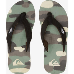 Quiksilver Molokai Layback II Ανδρικές Σαγιονάρες Αντιολισθητικές Χακί AQYL101339-XKCG