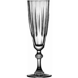 Pasabahce Γυάλινα Κολωνάτα Ποτήρια Σαμπάνιας Diamond 170ml 12τμχ PAS.440069