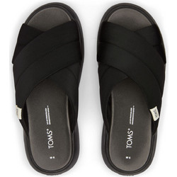 Toms Ανδρικές Παντόφλες Καλοκαιρινές Ανατομικές Μαύρες 10017905