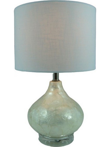 Inart Guidance 5207351213058 Πορτατίφ Ε27 Λευκό Π25xΥ41cm