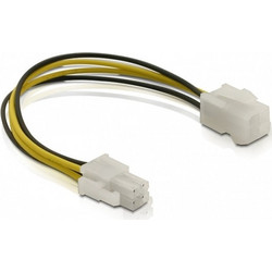 DeLOCK 82428 Καλώδιο Τροφοδοσίας 4-Pin EPS to 4-Pin EPS 0.15m Multicolor