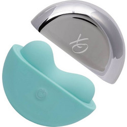 CalExotics Ovation Applause Aqua Κλειτοριδικός Δονητής για Ζευγάρια με App Control Πράσινος