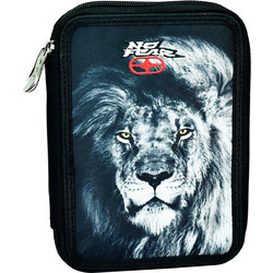 Back Me UP No Fear Laser Lion Κασετίνα Γεμάτη με 2 Θήκες Μαύρη 348-35100