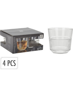 Σετ Ποτήρια Ουίσκι Γυάλινα Atmos Fera 270ml 4τμχ 8720573074049