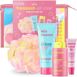 b.fresh Fressssh All Over Body Serum 100ml + Body Wash 100ml + Lip Serum 15ml + Sponge
