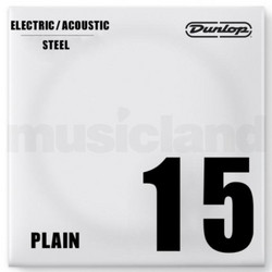 Dunlop DPS Χορδή Ηλεκτρικής / Ακουστικής Κιθάρας Plain Steel 15"