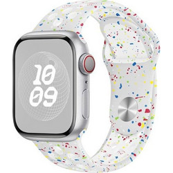 Devia Sport2 Deluxe Λουράκι Σιλικόνης White Rainbow (Apple Watch 42 / 44 / 45mm)