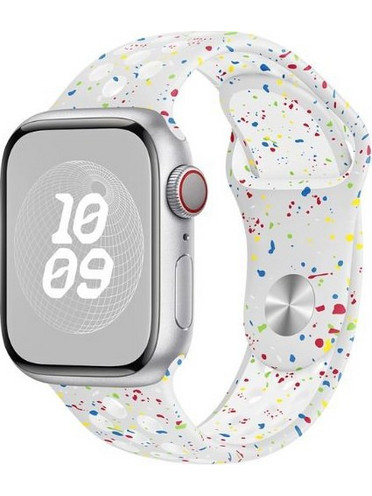 Devia Sport2 Deluxe Λουράκι Σιλικόνης White Rainbow (Apple Watch 42 / 44 / 45mm)