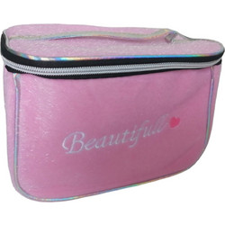 RO Accessories BAG512C Γυναικείο Νεσεσέρ Ταξιδίου Ροζ