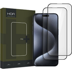 Hofi Glass Pro+ Tempered Glass 2-pack Black (iPhone 16 Pro Max)