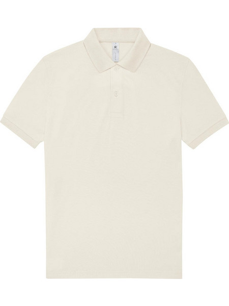 B&C Collection Ανδρική Μπλούζα Polo Κοντομάνικη Εκρού PU424