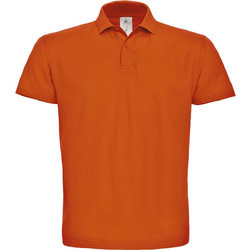 B&C Collection Ανδρική Μπλούζα Polo Κοντομάνικη Πορτοκαλί ID.001
