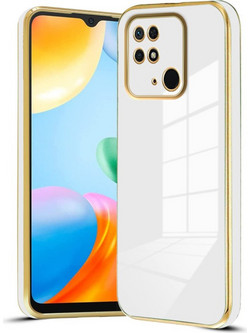 Bodycell Gold Plated Back Cover White (Xiaomi Redmi 10C)