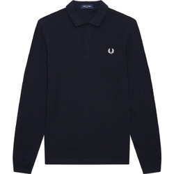 Fred Perry Ανδρική Μπλούζα Polo Μακρυμάνικη Navy Μπλε M6006-608