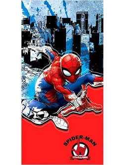 Spider-Man Παιδική Πετσέτα Θαλάσσης Microfiber Κόκκινη 70x140cm EXK334847