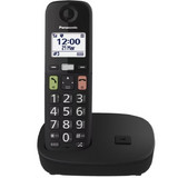 Panasonic KX-TGU110 Ασύρματο Τηλέφωνο με Ανοιχτή Ακρόαση για Ηλικιωμένους Μαύρο