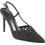 Elenross Γόβες Slingback Δερμάτινες με Τακούνι Στιλέτο Μαύρες GS09130W-BLA