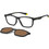 Polaroid Eyewear PLD2147CS 003HE Ανδρικός Σκελετός Γυαλιών Οράσεως με Clip-On Κοκάλινος Μαύρος