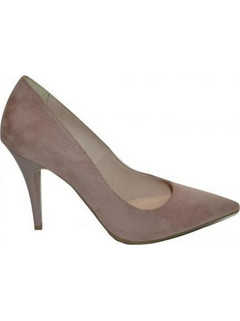 Stefania Γόβες Suede με Τακούνι Στιλέτο Γκρι 710-S