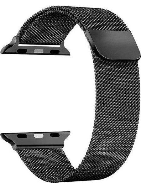 Λουράκι Μεταλλικό Black (Apple Watch 42 / 44 / 45mm)