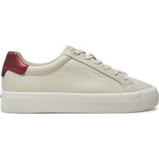 Calvin Klein Γυναικεία Sneakers Εκρού HW0HW02104-0IO