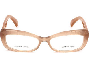 Alexander McQueen AMQ4203 K6Z Γυναικείος Σκελετός Γυαλιών Οράσεως Κοκάλινος Μπεζ