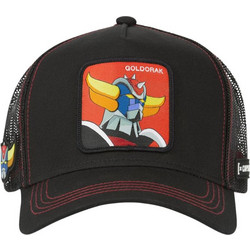 Capslab Ανδρικό Καπέλο Jockey με Δίχτυ Snapback Υφασμάτινο Μαύρο CL/GOL1/1/GOL2