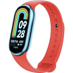 Techsuit Watchband W014 Λουράκι Σιλικόνης Coral (Xiaomi Smart Band 8 / 9 / 10)