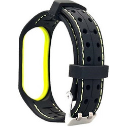 Beline Λουράκι Σιλικόνης Black / Lime (Xiaomi Mi Band 7)