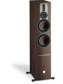 Dali Rubicon 6C Ζεύγος Ηχείων Hi-Fi Δαπέδου 250W 2 Δρόμων Walnut Veneer