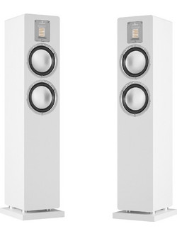 Audiovector QR 3 Ζεύγος Ηχείων Hi-Fi Δαπέδου 200W 2 Δρόμων Silk White