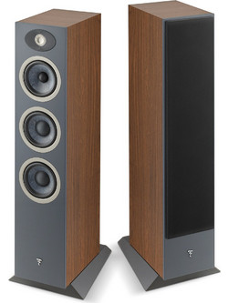 Focal Theva N2 Ζεύγος Ηχείων Hi-Fi Δαπέδου 200W 3 Δρόμων Dark Wood