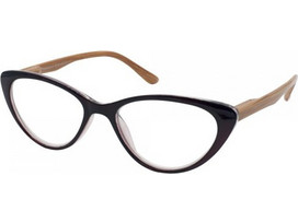 EyeLead E206 Γυαλιά Πρεσβυωπίας +3.50 Κοκάλινα Μαύρα Καφέ