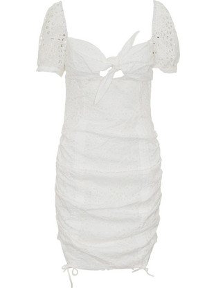 Kendall + Kylie Mini Καλοκαιρινό Βραδινό Φόρεμα Λευκό 0SR.030.R02