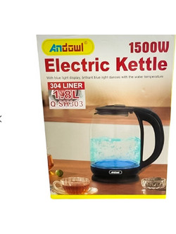 Andowl Q-SH303 Γυάλινος Βραστήρας 1.8lt 1500W