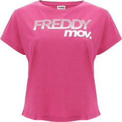 Freddy Γυναικείο Αθλητικό T-Shirt Φούξια S1WFTT1-F57