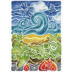 Diamond Dotz Natural Wonders Mosaic Καμβάς Diamond Painting Kit 37x27cm SD4.403