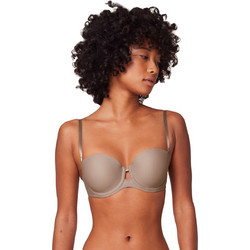 Triumph Pure Micro Σουτιέν Strapless με Ελαφριά Ενίσχυση με Μπανέλα Μπεζ 10217872-1546
