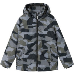 Name It Παιδικό Μπουφάν Χειμωνιάτικο Softshell Αδιάβροχο Ανθρακί Γκρι 13229830