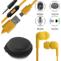 1018 Handsfree In-Ear 3.5mm Yellow
