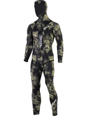 XDive Grafit Ολόσωμη Στολή Κατάδυσης Neoprene με Επιστήθιο για Ψαροντούφεκο 5mm
