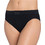 Sloggi Double Comfort Βαμβακερό Ψηλόμεσο Γυναικείο Slip Μαύρο 10010180-0004
